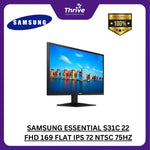 Load image into Gallery viewer, SAMSUNG ESSENTIAL S31C 22 FHD 169 FLAT IPS 72 NTSC 75HZ