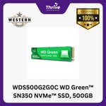 Load image into Gallery viewer, WDS500G2G0C WD Green™ SN350 NVMe™ SSD, 500GB