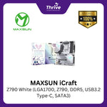 Load image into Gallery viewer, MAXSUN iCraft Z790 White (LGA1700, Z790, DDR5, USB3.2 Type-C, SATA3)