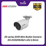 Load image into Gallery viewer, 20 series EXIR Mini Bullet Camera DS-2CD2063G2-LI2U 2.8mm