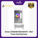 Load image into Gallery viewer, Antec CX500M RGB WHITE - Mid-Tower Gaming Case - 4mm Tempered Glass Side Panel - Type-C 3.2 Gen 2 Ready - Free 2Pcs 120mm RGB Fans Reverse + 1Pcs 120mm RGB Fans