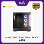 Load image into Gallery viewer, Antec CONSTELLATION C7 BLACK ARGB - Mid-Tower Gaming Case - Panoramic View - Multi-Directional AIR INTAKE and MASSIVE AIRFLOW - 4mm Tempered Glass Side Panel - Type C Ready - Free 3Pcs