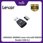 Load image into Gallery viewer, LRW330U-BNBNG Lexar microSD RW330 Reader USB 3.2