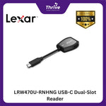 Load image into Gallery viewer, LRW470U-RNHNG USB-C Dual-Slot Reader.