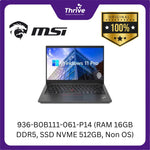 Load image into Gallery viewer, 936-B0B111-061-P14 (RAM 16GB DDR5, SSD NVME 512GB, Non OS)