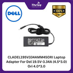 Load image into Gallery viewer, CLADEL195V334AMM45ORI Laptop Adapter For Del 19.5V-3.34A (4.5*3.0) Ori 4.0*3.0