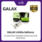 Load image into Gallery viewer, GALAX nVidia Geforce GT 1030 EXOC (EXTREME OVERCLOCK) 2GB DDR5 White