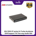 Load image into Gallery viewer, iDS-7200 XT series 1U Turbo AcuSense DVR Support TVI Two-way Audio iDS-7204HTHI-M1/XT