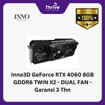 Load image into Gallery viewer, Inno3D GeForce RTX 4060 8GB GDDR6 TWIN X2 - DUAL FAN - Garansi 3 Thn