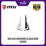 Load image into Gallery viewer, MSI AIO MODERN I3 1215 8GB 512GB W11+OHS 23.8FHD IPS WHT -AM242.1235