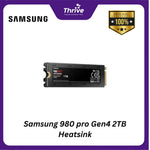 Load image into Gallery viewer, Samsung 980 pro Gen4 2TB Heatsink
