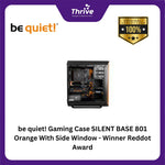 Load image into Gallery viewer, be quiet! Gaming Case SILENT BASE 801 Orange With Side Window - Winner Reddot Award