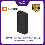 Load image into Gallery viewer, 20000mAh Redmi 18W Fast Charge Power Bank (Black)