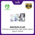 Load image into Gallery viewer, MAXSUN iCraft Z790 White (LGA1700, Z790, DDR5, USB3.2 Type-C, SATA3)