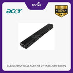 Load image into Gallery viewer, CLBACE756CY4CELL ACER 756 CY 4 CELL OEM Battery