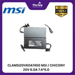 Load image into Gallery viewer, CLAMSI20V60A7450 MSI / CHICONY 20V 6.0A 7.4*5.0