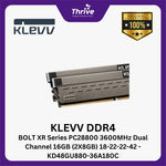 Load image into Gallery viewer, KLEVV DDR4 BOLT XR Series PC28800 3600MHz Dual Channel 16GB (2X8GB) 18-22-22-42 - KD48GU880-36A180C