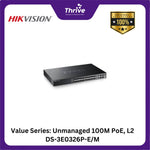 Load image into Gallery viewer, Value Series: Unmanaged 100M PoE, L2 DS-3E0326P-E/M
