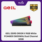 Load image into Gallery viewer, GEIL DDR5 ORION V RGB White PC44800 5600MHz Dual Channel 32GB (2x16GB) - GAVSW532GB5600C38ADC (Intel XMP & AMD EXPO Ready) Support AMD & INTEL