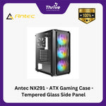 Load image into Gallery viewer, Antec NX291 - ATX Gaming Case - Tempered Glass Side Panel - FREE 3 PCS 12CM RGB FANS + 1 PCS 12CM FAN
