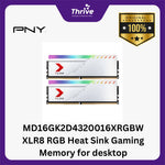 Load image into Gallery viewer, MD16GK2D4320016XRGBW XLR8 RGB Heat Sink Gaming Memory for desktop