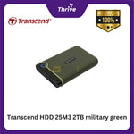 Load image into Gallery viewer, Transcend HDD 25M3 2TB military green