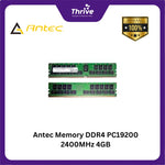 Load image into Gallery viewer, Antec Memory DDR4 PC19200 2400MHz 4GB (1x4GB) Red Led - AMD4UZ124001604G-5SR