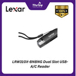 Load image into Gallery viewer, LRW310X-BNBNG Dual Slot USB-A/C Reader