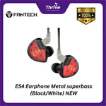 Load image into Gallery viewer, ES4 Earphone Metal superbass (Black/White) NEW