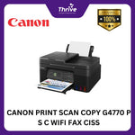 Load image into Gallery viewer, CANON PRINT SCAN COPY G4770 P S C WIFI FAX CISS
