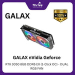 Load image into Gallery viewer, GALAX nVidia Geforce RTX 3050 8GB DDR6 EX (1-Click OC) - DUAL RGB FAN