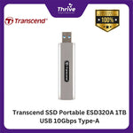 Load image into Gallery viewer, Transcend SSD Portable ESD320A 1TB USB 10Gbps Type-A
