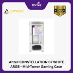 Load image into Gallery viewer, Antec CONSTELLATION C7 WHITE ARGB - Mid-Tower Gaming Case - Panoramic View - Multi-Directional AIR INTAKE and MASSIVE AIRFLOW - 4mm Tempered Glass Side Panel - Type C Ready - Free 3Pcs