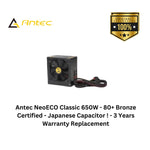 Load image into Gallery viewer, Antec NeoECO Classic 650W - 80+ Bronze Certified - Japanese Capacitor ! - 3 Years Warranty Replacement