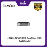 Load image into Gallery viewer, LRW310X-BNBNG Dual Slot USB-A/C Reader