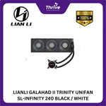 Load image into Gallery viewer, LIANLI GALAHAD II TRINITY UNIFAN SL-INFINITY 240 BLACK / WHITE