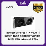 Load image into Gallery viewer, Inno3D GeForce RTX 4070 Ti SUPER 16GB GDDR6X TWIN X2 - DUAL FAN - Garansi 3 Thn