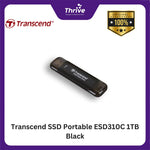 Load image into Gallery viewer, Transcend SSD Portable ESD310C 1TB Black