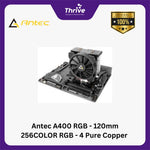 Load image into Gallery viewer, Antec A400 RGB - 120mm 256COLOR RGB - 4 Pure Copper Heatpipe - All Intel & AMD Socket (Except TR4)