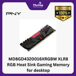Load image into Gallery viewer, MD8GD4320016XRGBW XLR8 RGB Heat Sink Gaming Memory for desktop