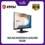 Load image into Gallery viewer, MSI AIO MODERN I5 1235 8GB 512GB W11+OHS 23.8FHD IPS BLK -AM242.833