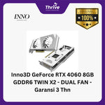Load image into Gallery viewer, Inno3D GeForce RTX 4060 8GB GDDR6 TWIN X2 - DUAL FAN - Garansi 3 Thn