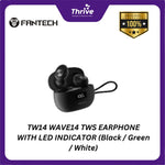 Load image into Gallery viewer, TW14 WAVE14 TWS EARPHONE WITH LED INDICATOR (Black / Green / White)