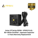 Load image into Gallery viewer, Antec VP Series 500W - VP500 PLUS - 80+ White Certified - Japanese Capacitor ! 3 Years Warranty Replacement