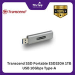 Load image into Gallery viewer, Transcend SSD Portable ESD320A 1TB USB 10Gbps Type-A