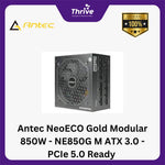 Load image into Gallery viewer, Antec NeoECO Gold Modular 850W - NE850G M ATX 3.0 - PCIe 5.0 Ready - 80+ Gold Certified - Full Modular - 10 Years Warranty