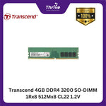 Load image into Gallery viewer, Transcend 4GB DDR4 3200 SO-DIMM 1Rx8 512Mx8 CL22 1.2V