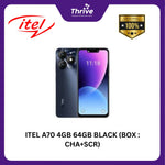 Load image into Gallery viewer, ITEL A70 4GB 64GB BLACK (BOX : CHA+SCR)