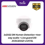 Load image into Gallery viewer, 1x21G2 2M Human Detection +two-way audio + Live guard DS-2CD1321G2-LIUF/SL