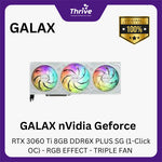 Load image into Gallery viewer, GALAX nVidia Geforce RTX 3060 Ti 8GB DDR6X PLUS SG (1-Click OC) - RGB EFFECT - TRIPLE FAN -